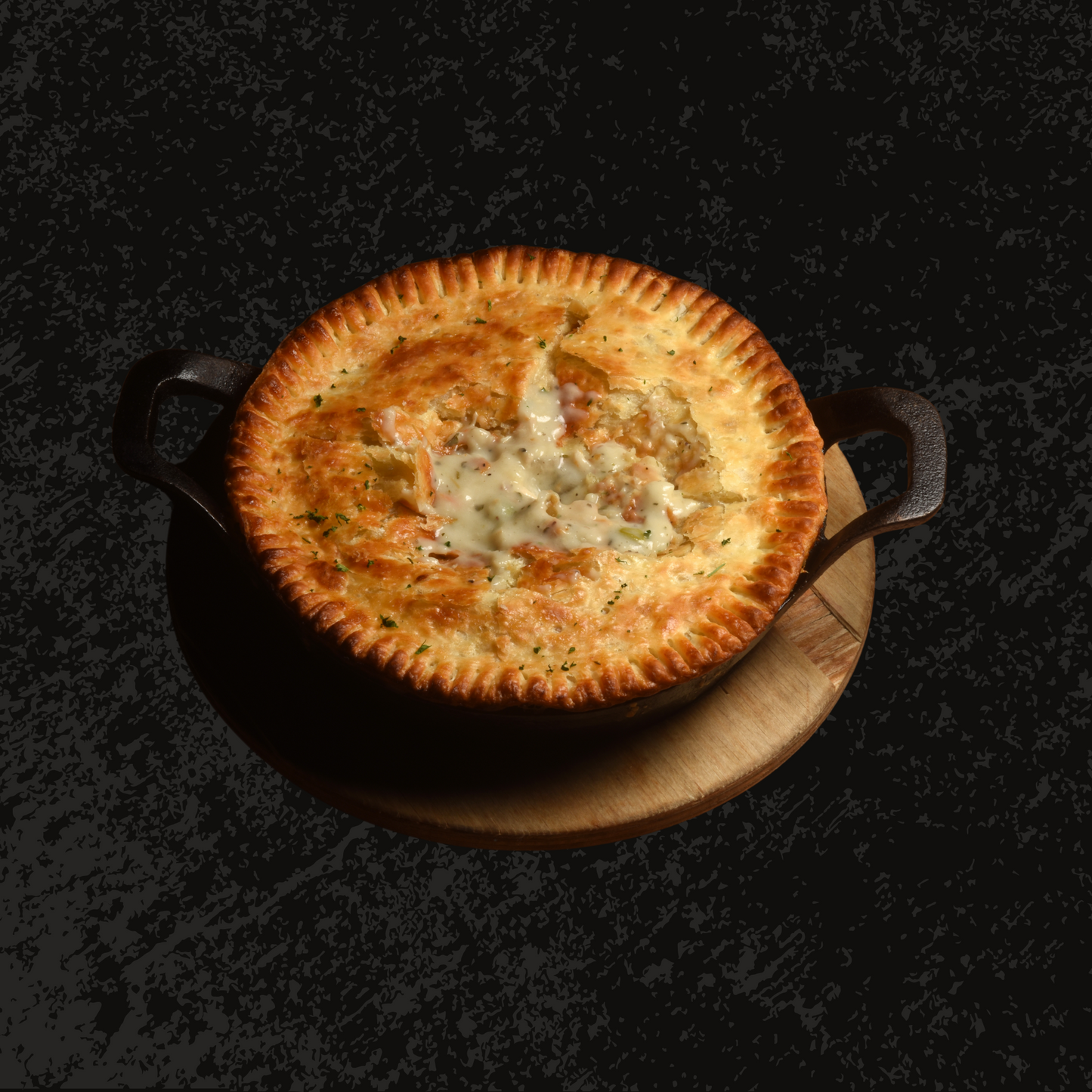 Family size Chicken & Mushroom Pie